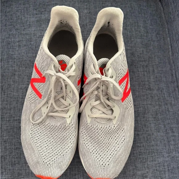 New Balance Fresh Foam Rise Running Shoes Gray Orange Men’s Size 14 Lightweight - Picture 4 of 7